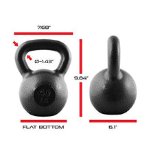 Load image into Gallery viewer, WF Athletic Supply Hammerstone Painted Cast Iron Kettlebells, Available in 10-80 Pounds
