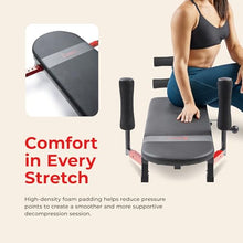 Load image into Gallery viewer, Sunny Health &amp; Fitness No-Hang Inversion Decompression Table for Back Pain Relief, Adjustable Stretch Table, 400 LB Capacity
