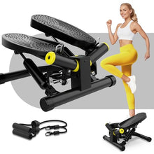 Load image into Gallery viewer, Mini Twist Stepper, Stepper Machine with 330LBS Weight Capacity, Mini Stair Stepper for Full Body Workout, Adjustable Step Height, Smooth and Quiet, Mini Stepper for Men Women
