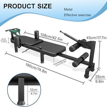 Load image into Gallery viewer, WUGCHDA Alternative Inversion Table, Full Body Stretch Machine, Electric Inversion Tables for Back Pain, 440 Pound Capacity (Black, Manually Low)
