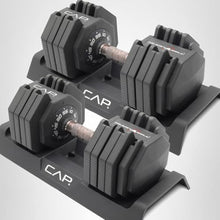 Load image into Gallery viewer, CAP Barbell 55 lb Pair of Adjustable Dumbbells with Full Rotation Copper Handle
