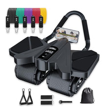 Load image into Gallery viewer, Ab Roller Home Gym Equipment – 4 Wheels Ab Wheel Muscle Roller with Built-in Tracker
