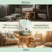 Load image into Gallery viewer, Dog Calming Diffuser Plug-in with Gentle Night Glow, 3 Refills Kit for Behavioral Support, Stress Soothing Aid for Pets During Travel, Thunder, Vet Visits, Fireworks, Safe Formula, 90 Days Supply
