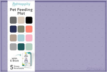 Load image into Gallery viewer, Dog Food Mat - 28x18 Raised Edges Dogs Mat for Food and Water Prevent Spill, Waterproof Cat Food Mats Protect Floors, Easy Clean Dog Bowl Mats for Food and Water, Silicone Pet Feeding Placemats

