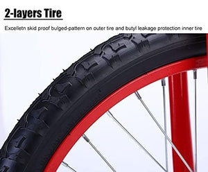 Wheel Unicycles Unicycle Classic, Single Wheel Bike with Anti-Skid Alloy Rim and Pedal Adjustable Height (18")