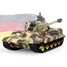 Load image into Gallery viewer, Ferthor Fun Heng Long RC Tank for Adults 1:16 2.4ghz German Tiger King Henschel Remote Control Tank Model
