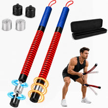 Load image into Gallery viewer, Adjustable Weighted Ropeless Battle Rope, Progressive Weight Training for Home &amp; Small Spaces, Light Weight for Fast Cardio, Heavy for HIIT Challenge, Beginner, Home Gym, Activate Training State
