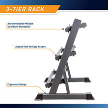 Load image into Gallery viewer, Marcy 3-Tier Dumbbell Rack Multilevel Weight Storage Organizer for Home Gym DBR-86
