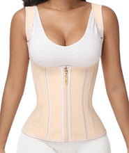 Load image into Gallery viewer, Figninget Waist Trainer Corset For Women,Tummy Control Sports Girdle- Beige S
