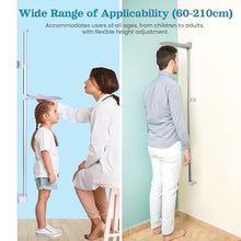 Load image into Gallery viewer, Height Measurement for Wall - Medical Portable Wall Mount Stadiometer 24-82 in / 60-210 cm - Professional Aluminum Height Measuring Rod for Kids Adults - Accurate Scale Height Tool for Office Home
