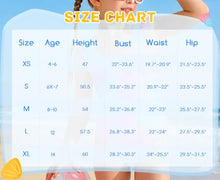Load image into Gallery viewer, DOCUMO Girls One Piece Swimsuit Ruffle Quick Dry Bathing Suit for Kids 6-15Y, Tropical/Leopard/Tie Dye Printed Beach Swimsuit (Tie Dye Pink, Small)
