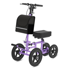 Load image into Gallery viewer, Fvzzin All Terrain Knee Scooter for Adults, Foldable Rolling Knee Scooter with DIY Stickers &amp; Shock Absorber, Steerable Knee Walker for Broken Foot, Ankle Injuries &amp; Surgery, Better Crutch Alternative
