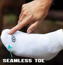 Load image into Gallery viewer, Doctor's Choice Diabetic Socks for Men Super Soft, Non Binding - Loose Wide Top Diabetic Ankle Socks for Men 4 Pairs, White, X-Large, Sock Size 13-15
