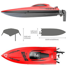 Load image into Gallery viewer, Cheerwing UDI 2.4Ghz RC Racing Boat for Adults 30KM/H High Speed Electronic Remote Control Boat
