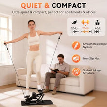 Load image into Gallery viewer, Rock Stepper - Steppers for Exercise at Home, Portable Stepper Side to Side with Digital Display &amp; Resistance Bands, 330 LBS Capacity Full Body Workout Low-Impact Knee-Friendly 3D Stair Stepper
