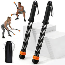 Load image into Gallery viewer, VividPulse 2PCS Weighted Ropeless Battle Ropes for Home Gym - Portable &amp; Quiet Training Rope for HIIT, Strength &amp; Low-Impact Cardio - Full Body Workout Equipment for Men &amp; Women
