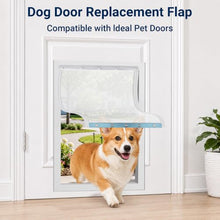 Load image into Gallery viewer, Super Large Dog Door Replacement Flaps 15" x 20", Compatible with Ideal Pet Products, Clear Flexible Replacement Flap, Dog Door Flap for Easy Installation

