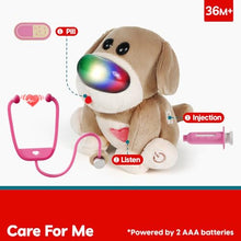 Load image into Gallery viewer, TOP BRIGHT Doctor Kit for Toddlers 3-5, Pretend Play Doctor Set with Pink Veterinarian Costume, DR Kit Dress Up Toys for Kids, Role Play Dog Vet Playset, Christmas Birthday Gifts for Girls Boys 3 4 5

