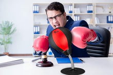 Load image into Gallery viewer, Tech Tools Stress Buster Desktop Punching Bag - Suctions to Your Desk, White Elephant Gifts for Coworker Men and Women, Heavy Duty Stress Relief Ball, Gag Gifts Funny Desk Accessories
