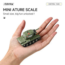 Load image into Gallery viewer, BRRRRT 1/64 RC Battle Tank Set,Remote Control Military Vehicles with Infrared Shoot,RC Tank That Shoots
