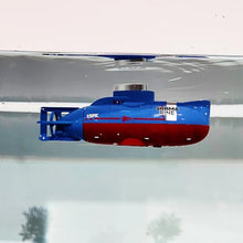 Load image into Gallery viewer, Tipmant Mini RC Submarine Toy Radio Remote Control Tourism Boat (Blue)
