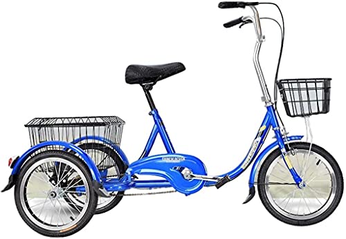 Adult Tricycle - 3 Wheel Bikes for Adults Shopping 16 Inch Adult Tricycle 3 Wheel Bike with Large Basket Seniors