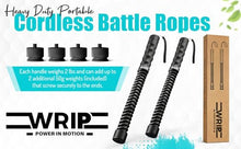 Load image into Gallery viewer, Ropeless Battle Ropes Weighted, Home Gym Equipment, Fat Burning Cardio, Small Space Exercise Equipment, Shoulder Exercise Stick, Travel Workout Equipment, Arm workout, Core Strength Training Equipment
