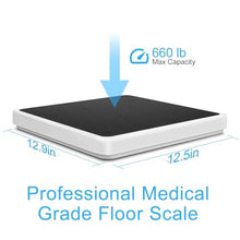 Load image into Gallery viewer, Helsevesen Professional Medical Bariatric Scale, Digital Bathroom Scales, Low-Profile Heavy Duty Bariatric Scale with Anti-Slip Rubber Mat (DR660W)
