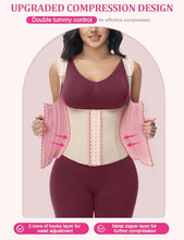 Load image into Gallery viewer, SHAPSHE Waist Trainer for Women, Tummy Control Sports Girdle, Tan-short Torso - Medium
