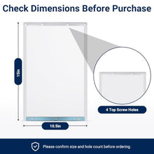 Load image into Gallery viewer, Extra Large Dog Door Replacement Flaps 10.5"X15", Compatible with Ideal Pet Products, Clear Flexible Replacement Flap, Dog Door Flap for Easy Installation
