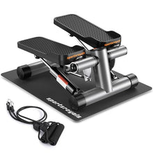 Load image into Gallery viewer, SPORTSROYALS Stair Stepper,Twist/Mini Stepper for Exercise at Home, Step Machine with Resistance Bands for Full Body Workout
