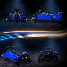 Load image into Gallery viewer, 12V Electric Go Kart, 5 MPH Drifting Car, Battery Powered Ride on Toy Outdoor with Slow Start, Blue
