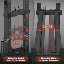 Load image into Gallery viewer, 3-Tier Dumbbell Rack, 1100LB Capacity Adjustable Weight Rack for Home Gym-(Rack Only)
