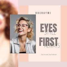 Load image into Gallery viewer, DOERAYMI Blue Blockers Glasses for Women, Bluelight Glasses with Cat Eye Frame for Style, Comfort, Eye Strain Relief (Cat Eye, black)
