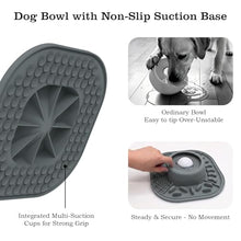 Load image into Gallery viewer, JOJDZD Dog Lick Bowl with Interactive Rolling Ball &amp; Slow Feeder s,Grey
