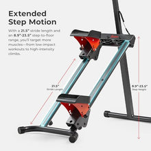 Load image into Gallery viewer, Sunny Health &amp; Fitness Smart Foldable Cardio Stair Stepper, Vertical Climber Exercise Machine
