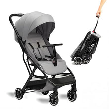 Load image into Gallery viewer, Cool Kids Superb Lightweight Travel Stroller, Auto Fold Buggy Fold Buggy Gray
