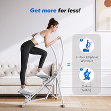 Load image into Gallery viewer, MERACH Stair Stepper, Hands &amp; Feet Synchronized Stair Climber, Stairmaster for Full-Body Workout at Home-White
