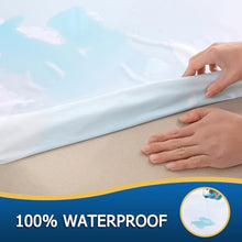 Load image into Gallery viewer, Queen Zippered Mattress Encasement, Waterproof Zipper Mattress Protector, Breathable, Noiseless, Machine-Washable Zip Mattress Cover?Fitting 7" - 15" Deep Mattress
