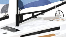 Load image into Gallery viewer, Voyager 280 2.4GHz RC Motor Powered Sailboat in Blue - 17.5&quot; Tall
