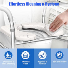 Load image into Gallery viewer, Toilet Seat Risers for Seniors, FSA and HSA Eligible Raised Toilet Seat with Handles, 8-Level Height and 3-Level Width Adjustment, Fits Most Body Sizes and Toilets, for Elderly, Pregnant, and Disabled
