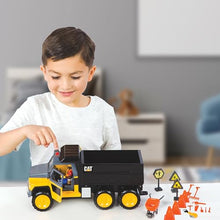 Load image into Gallery viewer, Cat Construction Workforce Hauler Action Set, 18-Piece Kids Construction Toy Playset with Freewheeling Hauler Truck, Lights &amp; Action-Activated Sounds, 4-Inch Figure, Tools &amp; Accessories, Ages 3+
