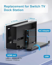 Load image into Gallery viewer, HOPEVRY Dock Station for Nintendo Switch &amp; OLED | 3-in-1 Replacement Dock
