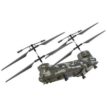 Load image into Gallery viewer, RC Helicopter, 2.4GHz Military Remote Control Helicopter, 3.5 Channel RC Airplane for Kid, 20 Mins Flight Time, One-Key Takeoff/Landing &amp; LED Lights
