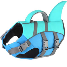 Load image into Gallery viewer, Dogcheer Dog Shark Life Jacket for Small, Medium &amp; Large Dogs, Adjustable High Buoyancy Swim Vest with Rescue Handle, Reflective Pet Flotation Vest for Boating - Pine Green, XL
