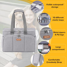 Load image into Gallery viewer, Becivi Dog Cat Grooming Bag for Vacuum,Scissors,Dog Grooming Kit Supplies
