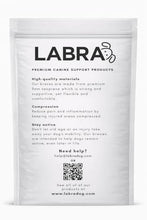 Load image into Gallery viewer, Labra Dog Front Leg Brace - Compression Wrap with Adjustable Straps - Dog Wrist Brace for Support - Leg Sleeve to Stop Licking - Aid in Wound Care and Recovery - Large/Extra Large
