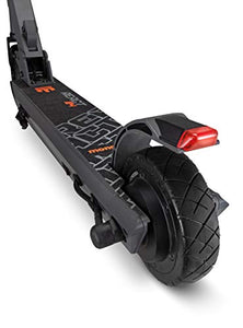 Electric Kids Scooter, Boys & Girls Ages 13+, Max Rider Weight Up to 175lbs, Top Speed of 15.5MPH, Kickstand, Grey/Orange
