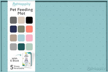 Load image into Gallery viewer, Dog Food Mat - 24x15 Raised Edges Dogs Mat for Food and Water Prevent Spill, Waterproof Cat Food Mats Protect Floors, Easy Clean Dog Bowl Mats for Food and Water, Silicone Pet Feeding Placemats
