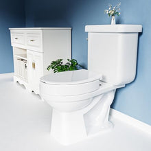 Load image into Gallery viewer, 3 Inch High Elevated Toilet Seat for Seniors, Soft Close, Easy Install &amp; Clean (Round)
